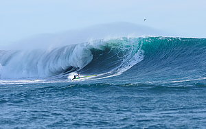 Big wave Robby Swift
