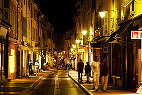 The streets of St Tropez