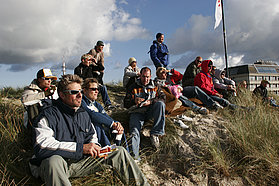 Gambling mob on the hill