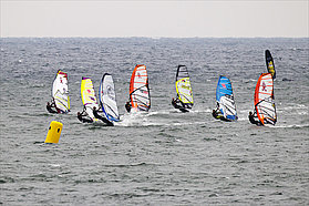 Headed for the first mark