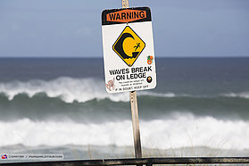 Surf warning