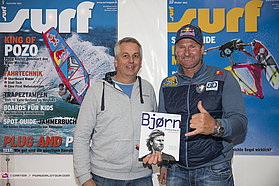Bjorn Dunkerbeck in The Surf Magazine stand