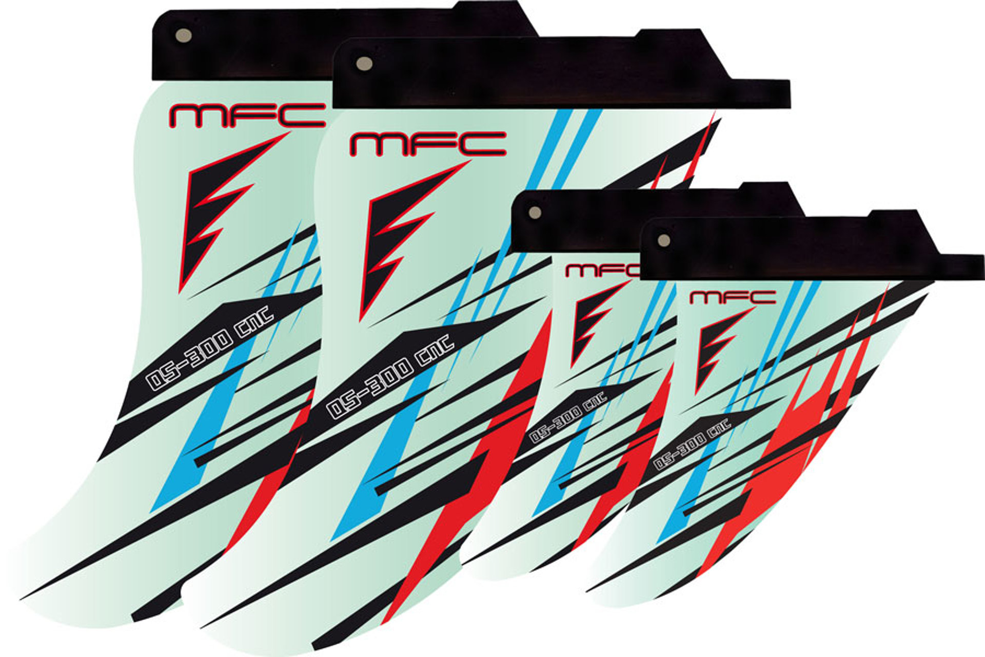 PWA WORLD WINDSURFING TOUR MFC Quad Fins