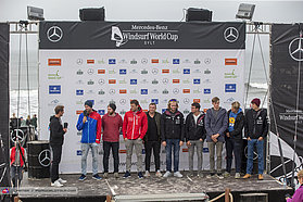 German racers on stage