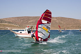 Mortefon at the finish