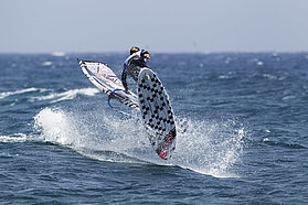 Steven at full stretch