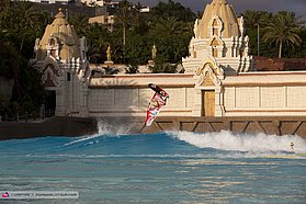 Danny Bruch warms up at Siam Park