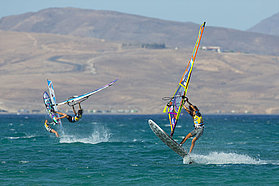 Dual action here in Fuerteventura