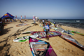 A busy day in Costa Teguise