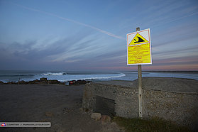 High surf warning