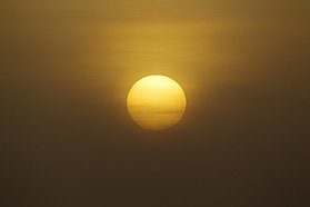 Aruba sun going down