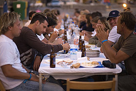Re fine dining for the PWA sailors in Costa Brava
