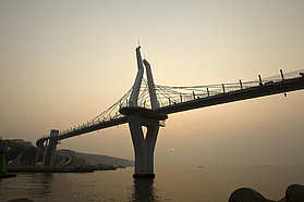 Daybreak at the bridge