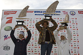 Women's freestyle overall top three