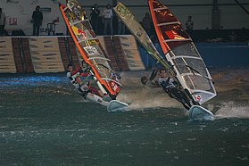 Aceing down to first mark