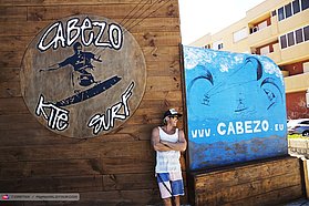 Danny Bruch hanging at The Cabezo Surf shop