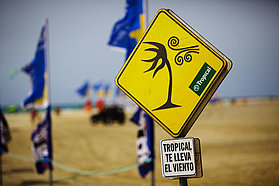 Fuerte style beer sign