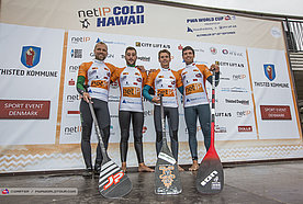 Men s SUP Competition top four