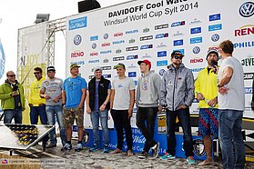 German racers on stage