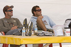 Josh Angulo and Micah Buzianis chill out