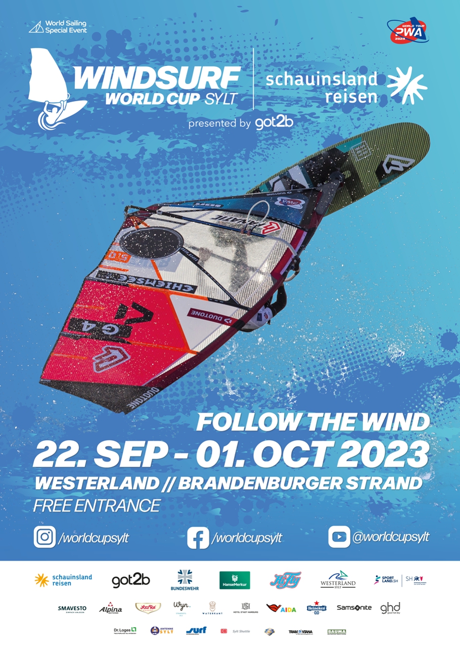 2023 schauinsland reisen Windsurf World Cup Sylt, presented by got2b